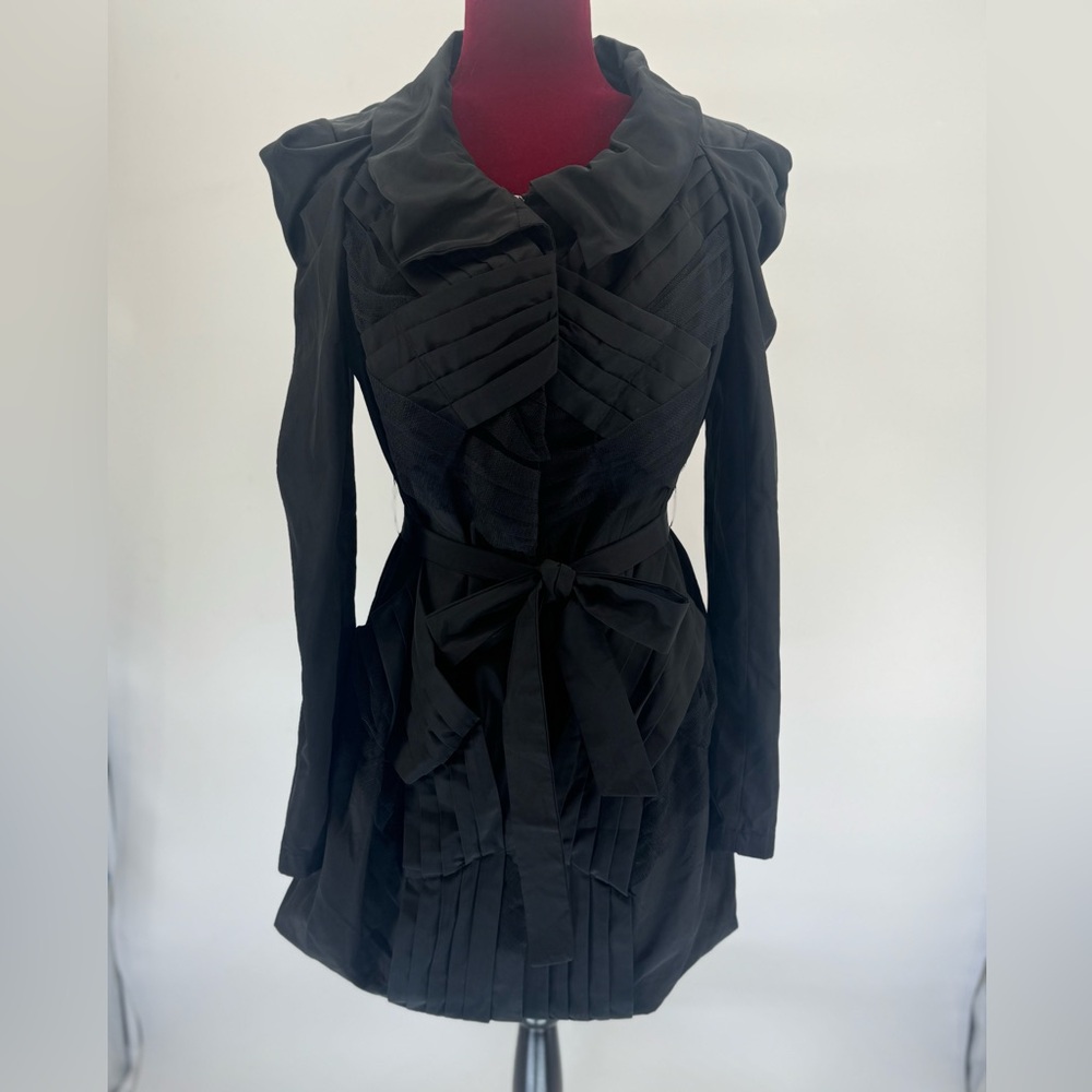 Elegant Black Trench Coat